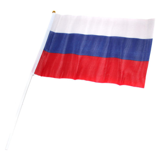 Флаг Триколор 16*24см уп12/2400шт Р421-2