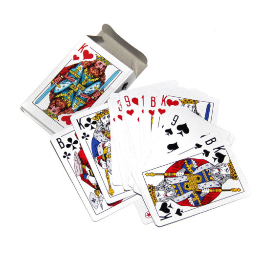 Карты сувенирные игральные 9810 "Король" (54шт) ДЕФЕКТ УП-КИ уп.10шт/400шт Н-488
