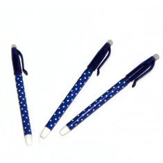 Ручка гелевая синяя Горошек  уп12/1728шт  Н-485
