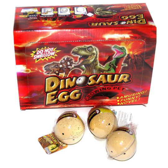 Игрушка растущая "Динозавр в яйце 6см " настоящее большое уп.12/288 Р-13,Н-219