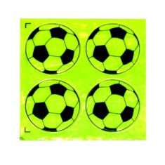Шеврон 4в1  малый Мяч  светоотражающий пвх уп.100/2000  арт.P2615-16 (160221)