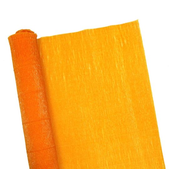 Бумага гофрированная рулон 50*250 оранжевый уп.1/100шт