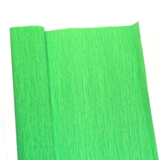 Бумага гофрированная рулон 50*200 ярко зеленый  уп.1/200шт